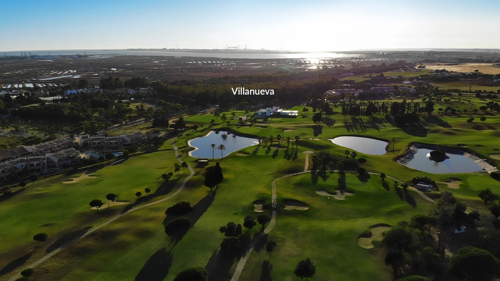 Golfbanorna i Cádiz-området
