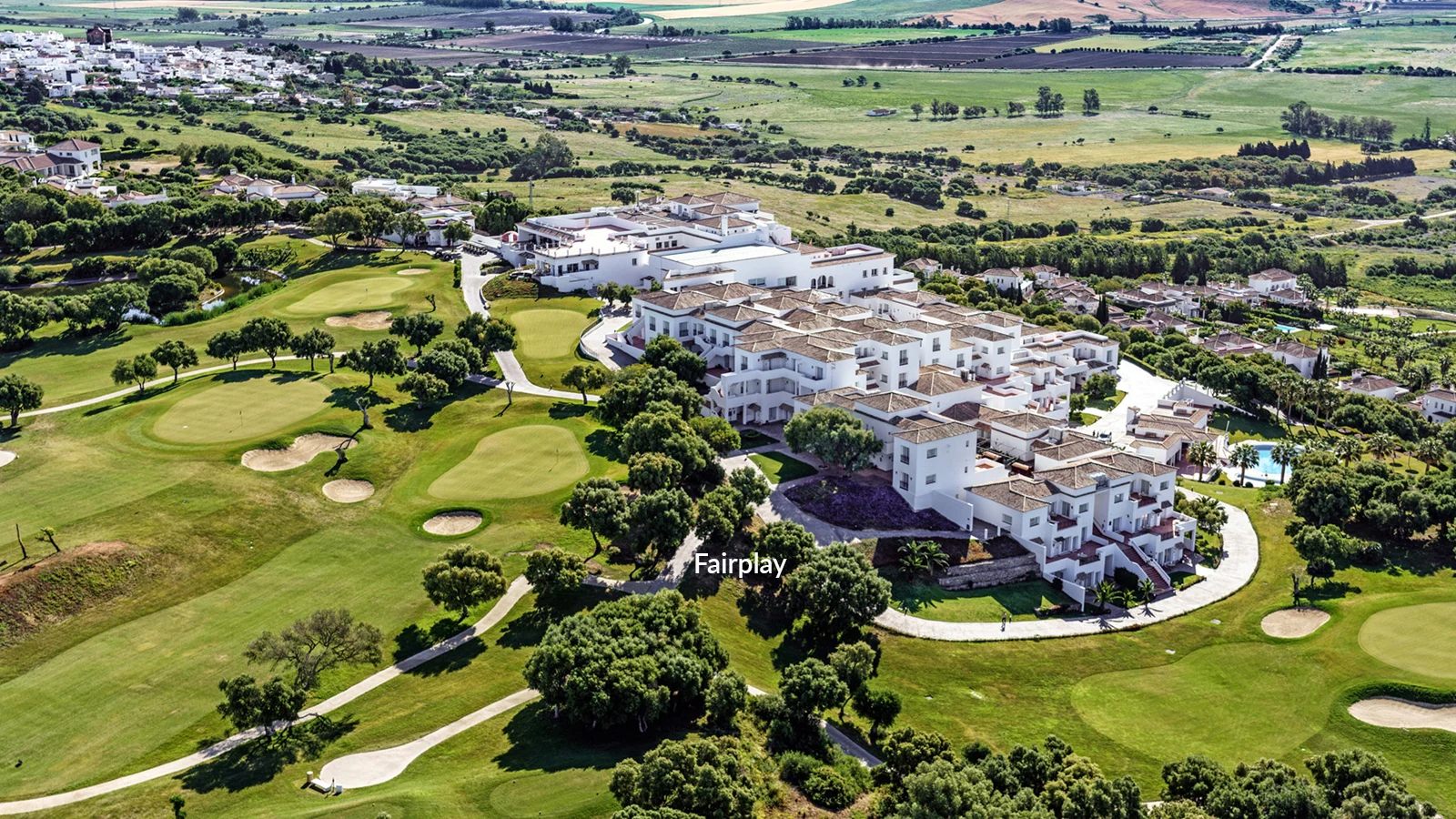 Golfbanorna i Cádiz-området