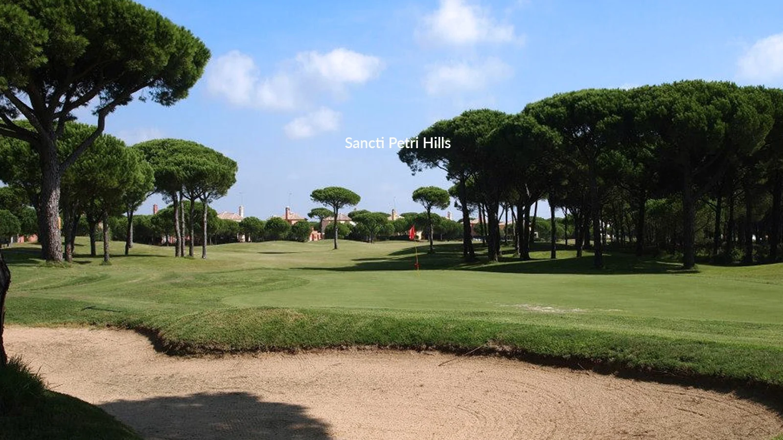 Golfbanorna i Cádiz-området