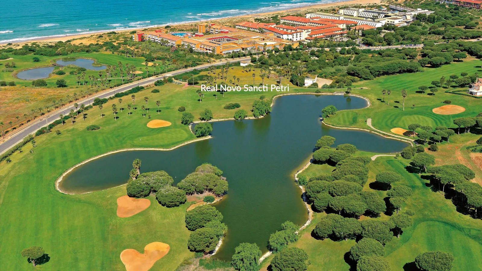 Golfbanorna i Cádiz-området